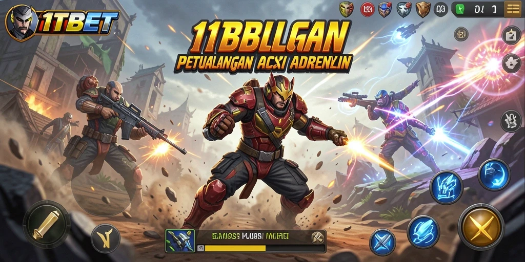 Tampilan gameplay seru 11TBET yang penuh aksi.