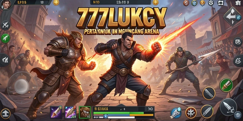 Tampilan aksi pertarungan epik di 777LUKCY yang mendebarkan.