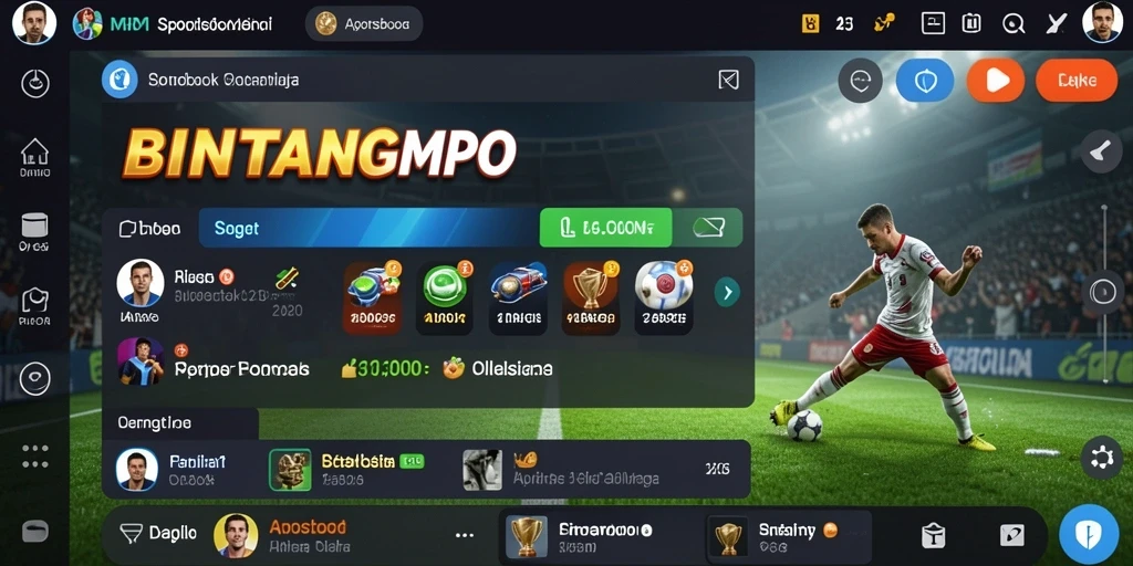Tampilan gameplay BINTANGMPO yang menarik dengan berbagai pilihan taruhan.