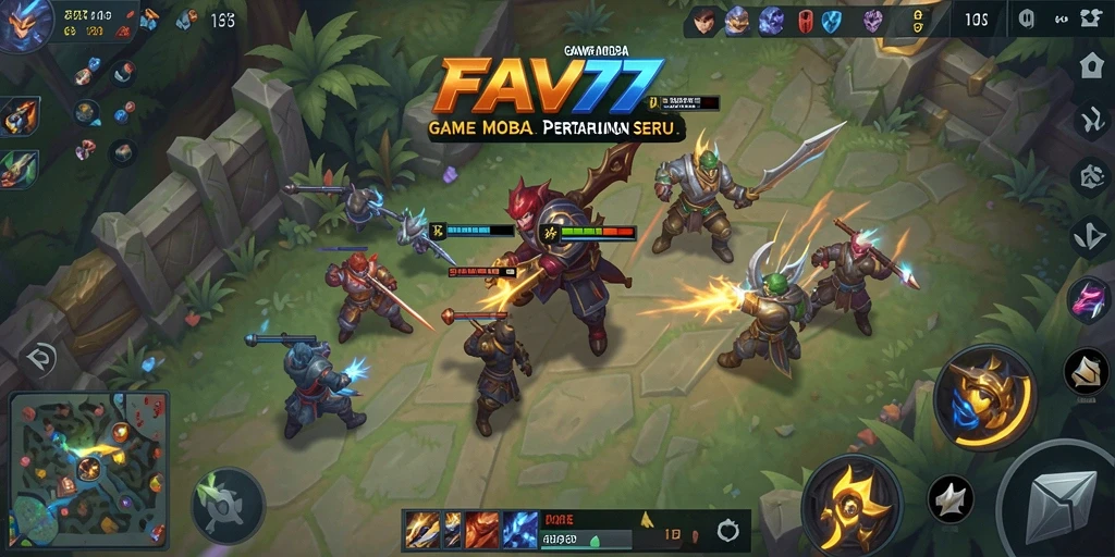 Gameplay seru di dunia MOBA FAV77.