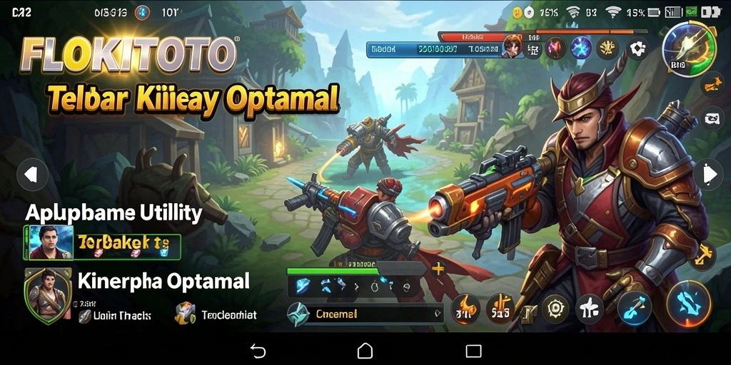 Tampilan antarmuka utama FLOKITOTO yang menawan dan fungsional.