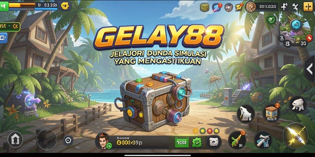 Tampilan gameplay menarik dari GELAY88 yang menunjukkan interaksi sosial dan simulasi.