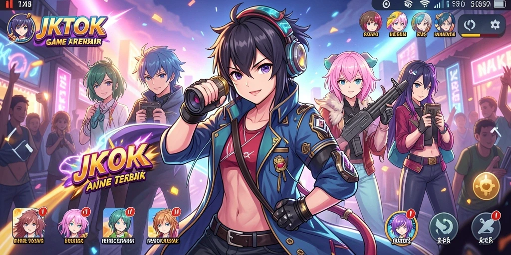 Screenshot JKTOK menampilkan gameplay anime yang seru dan memukau.