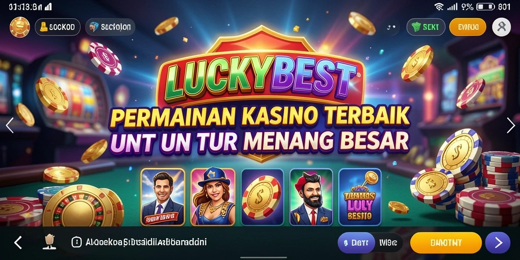 Tampilan gameplay LUCKYBEST dengan grafik menawan dari permainan Kasino.