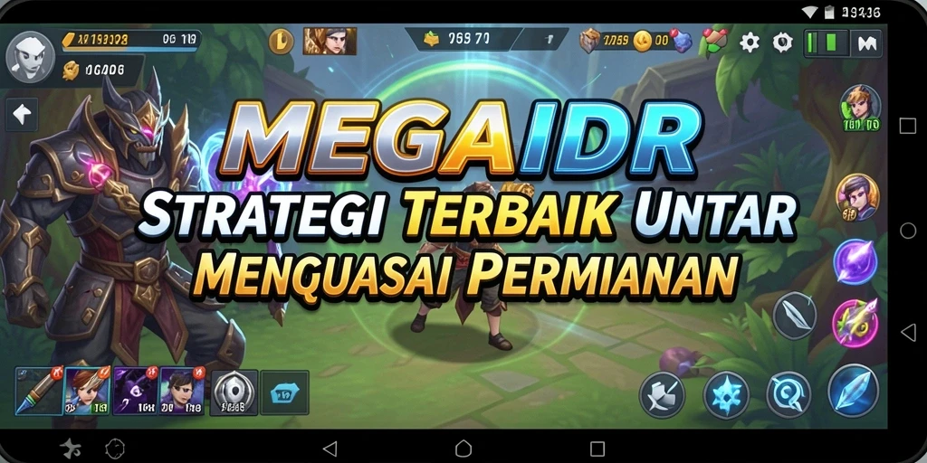 Tampilan gameplay MEGAIDR yang penuh strategi dan aksi menarik.