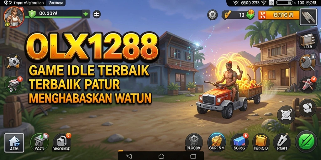 Tampilan screenshot OLX128 menunjukkan gameplay santai yang menarik.
