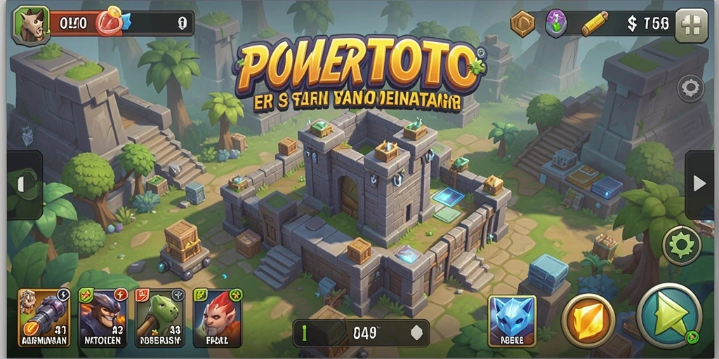 Tangkapan layar menunjukkan aksi seru dalam game Tower Defense.
