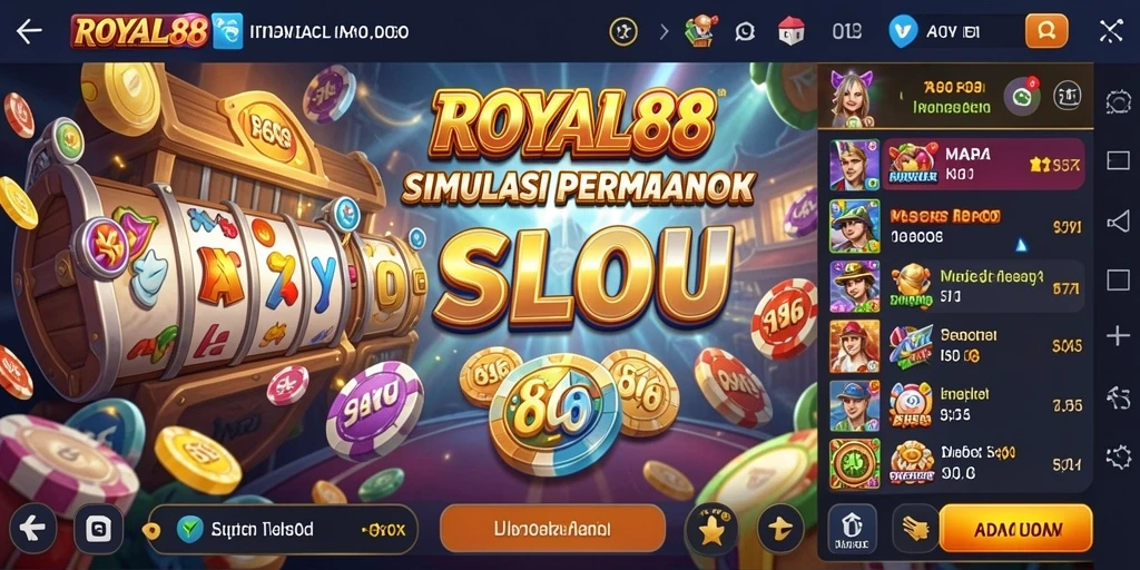 Tampilan gameplay seru dalam ROYAL88 dengan grafis menarik.