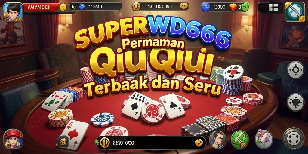 Tampilan gameplay menarik dari SUPERWD666 dengan suasana QiuQiu.