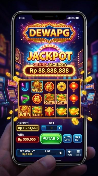 Screenshot antarmuka pengguna dewapg yang menarik.